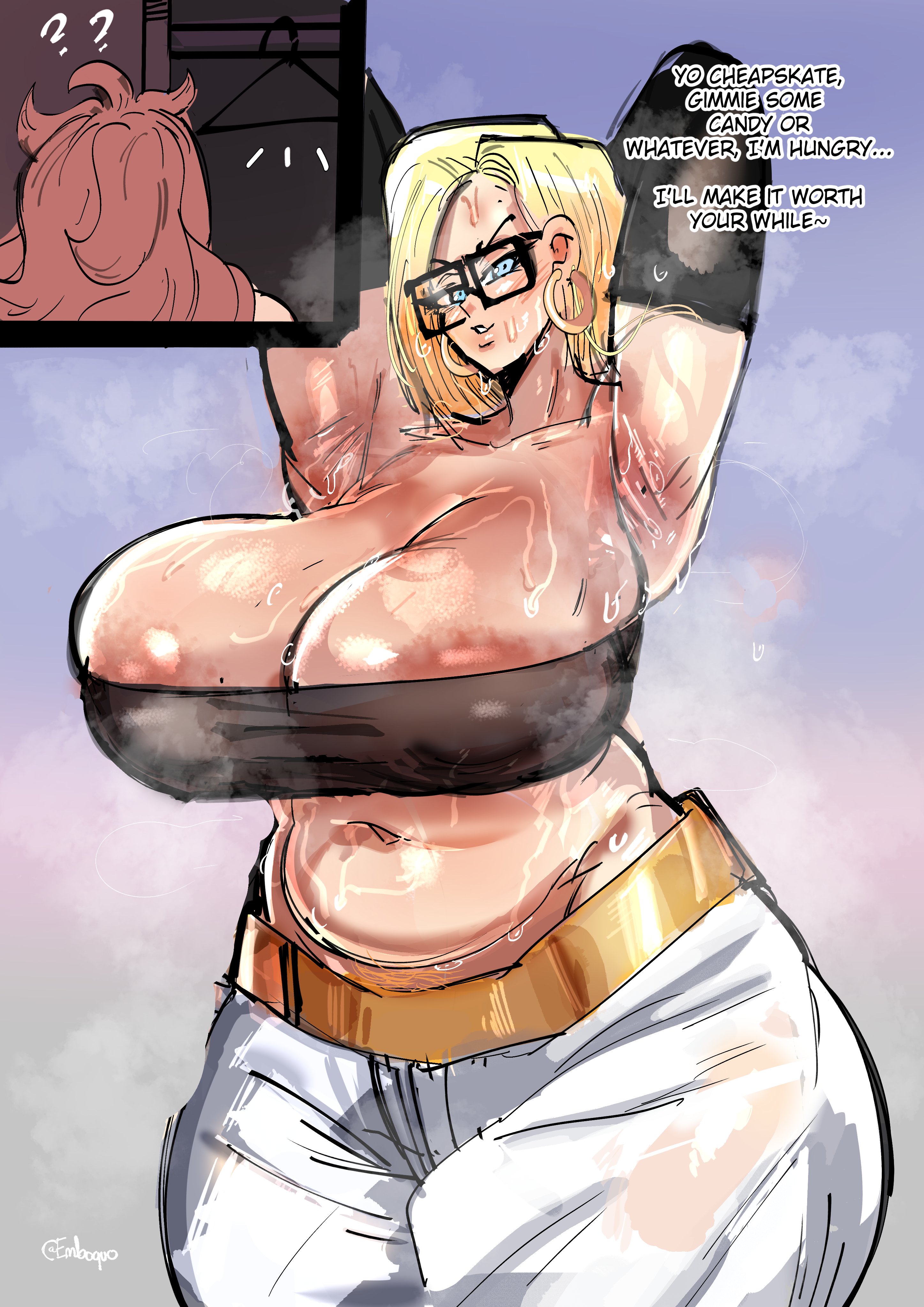 Android 18 (Dragon Ball) Rule 34 Image