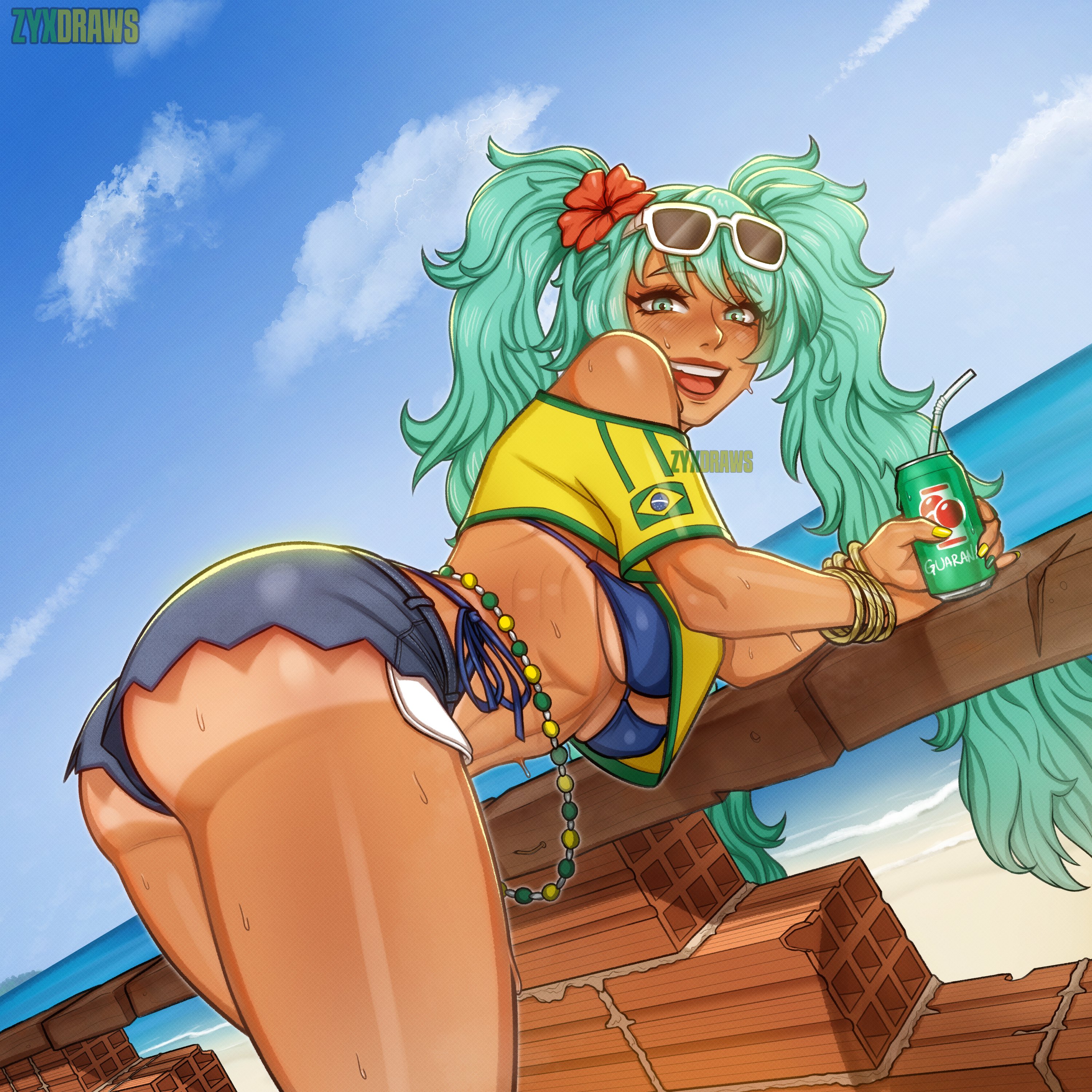 Brazilian Miku (Vocaloid) Rule 34 Image