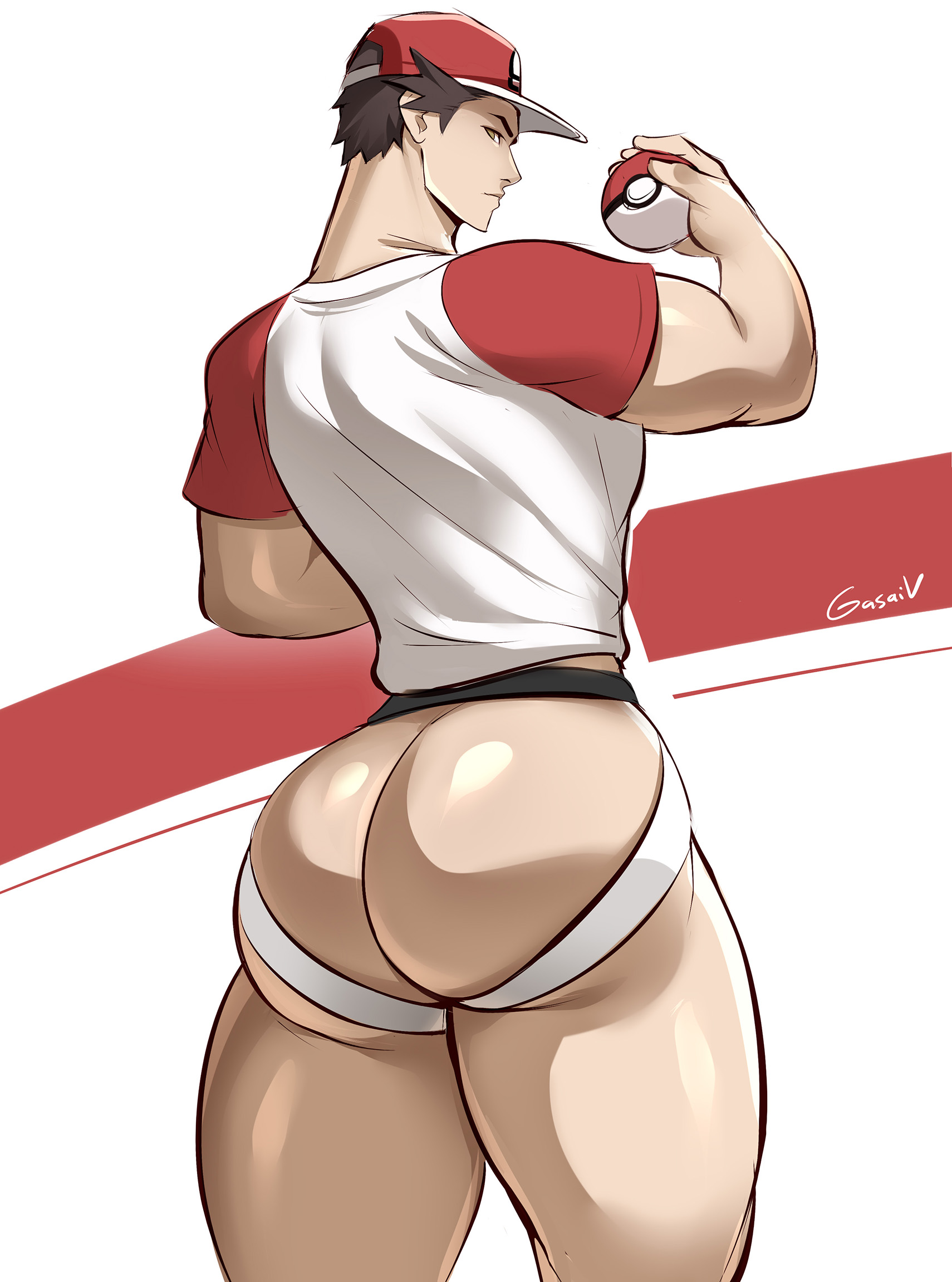 Red (Pokemon) Rule 34 Image