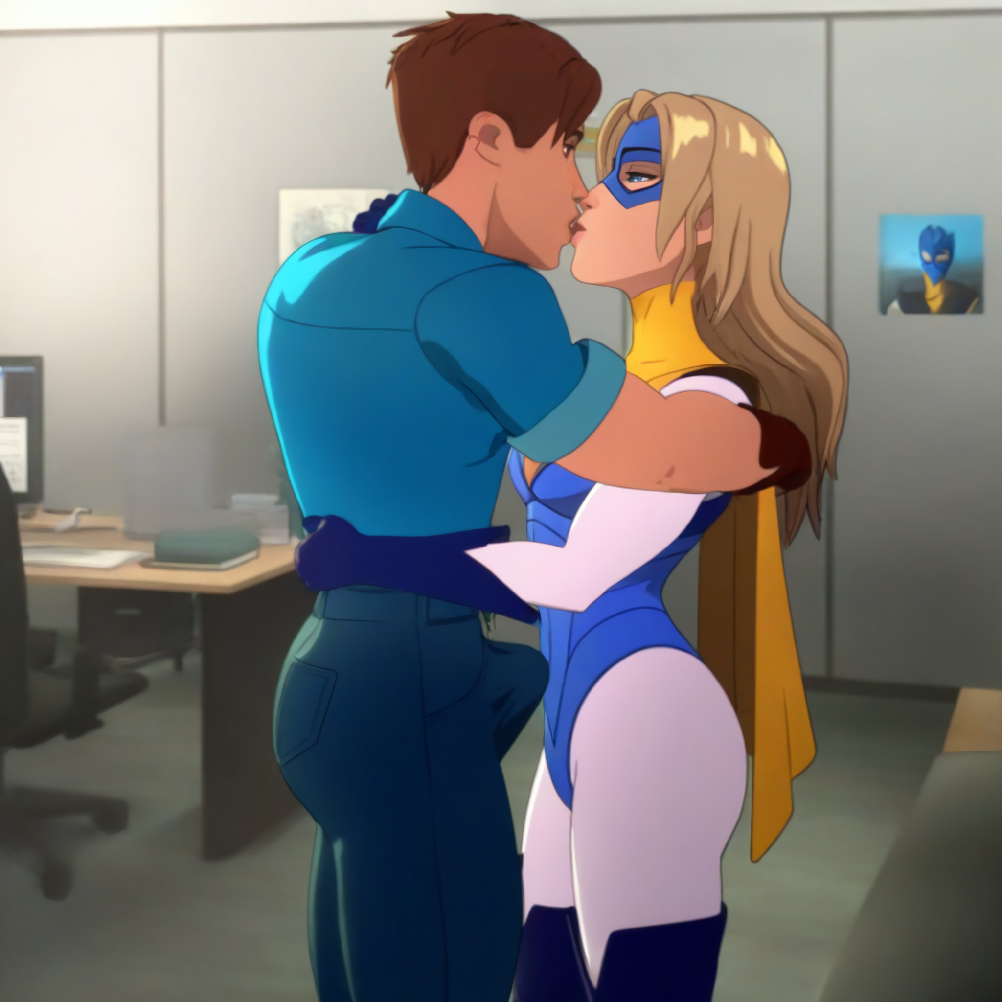 Blonde Blazer (Dispatch (Game)) Rule 34 Image