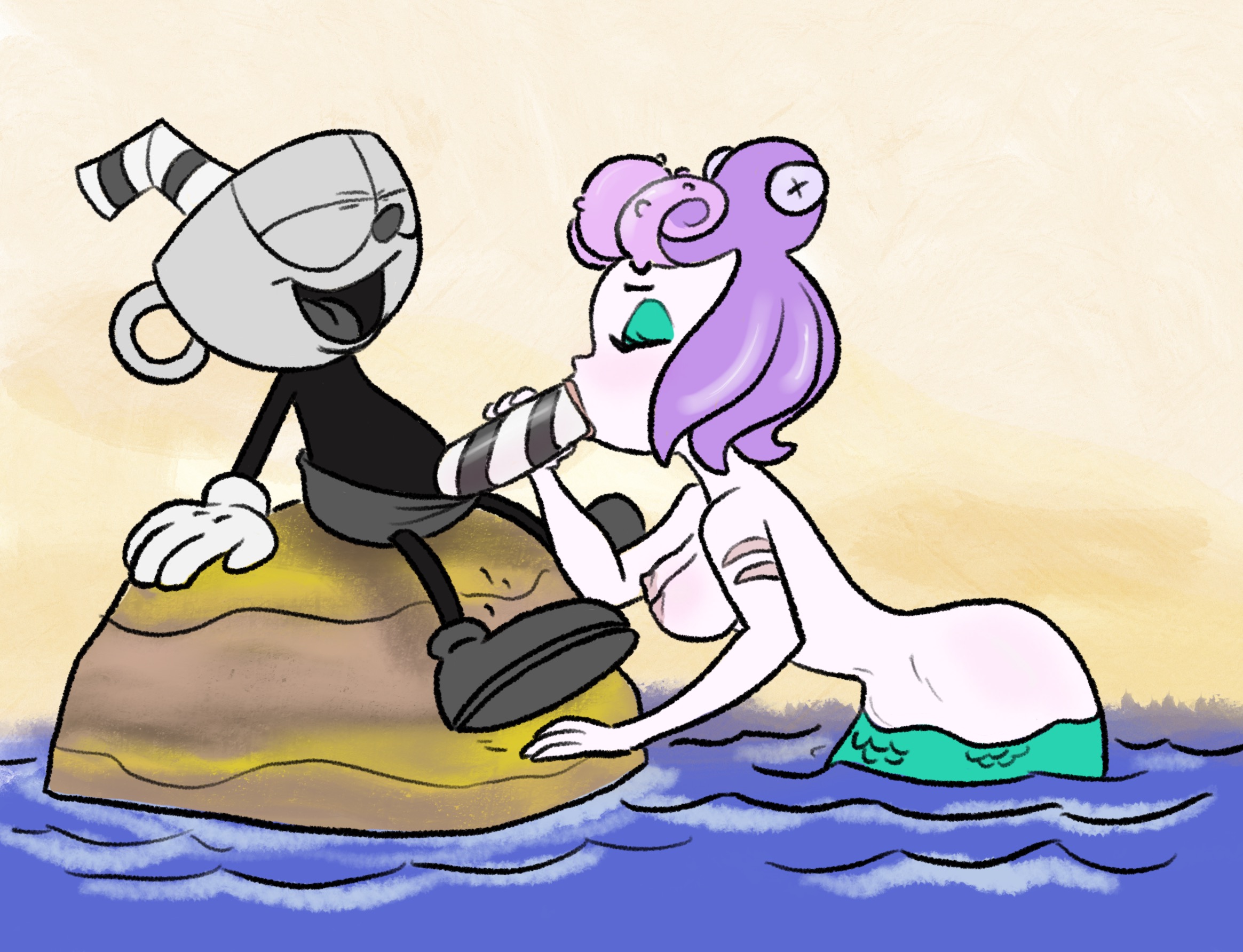 Cala Maria (Cuphead (Game)) Rule 34 Image
