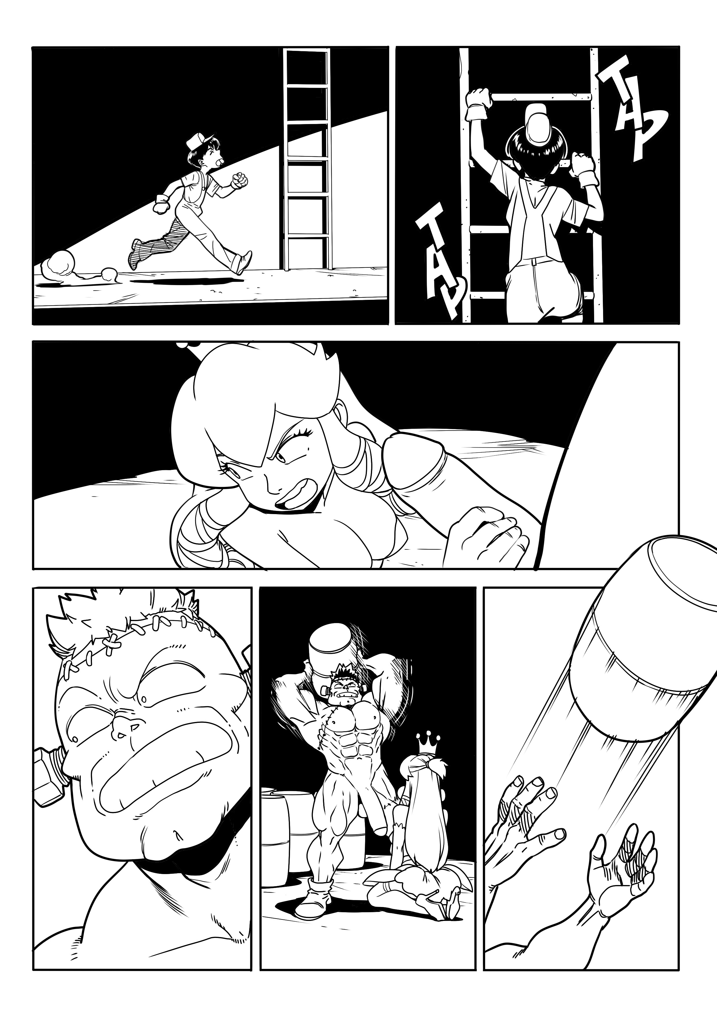 Princess Peach (Donkey Kong (Arcade)) Rule 34 Image