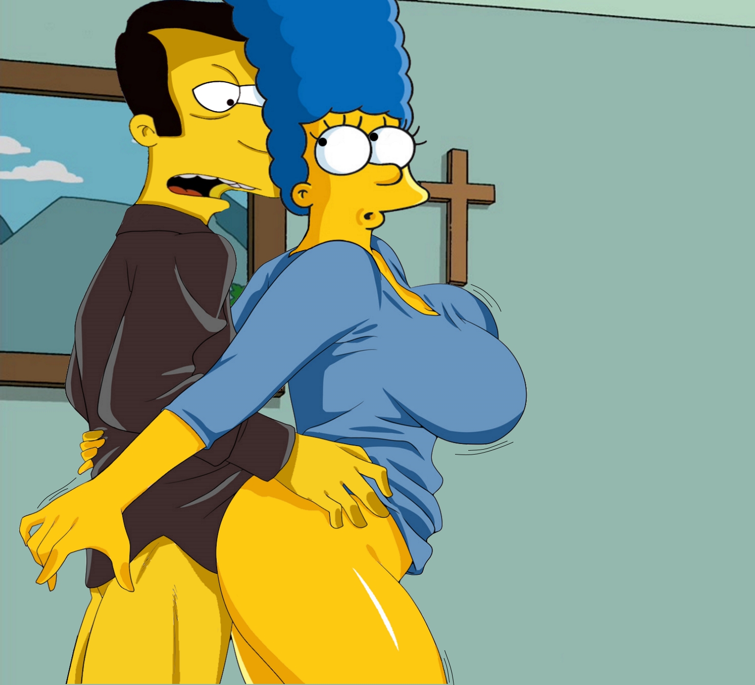 Marge Simpson (The Simpsons) Rule 34 Image