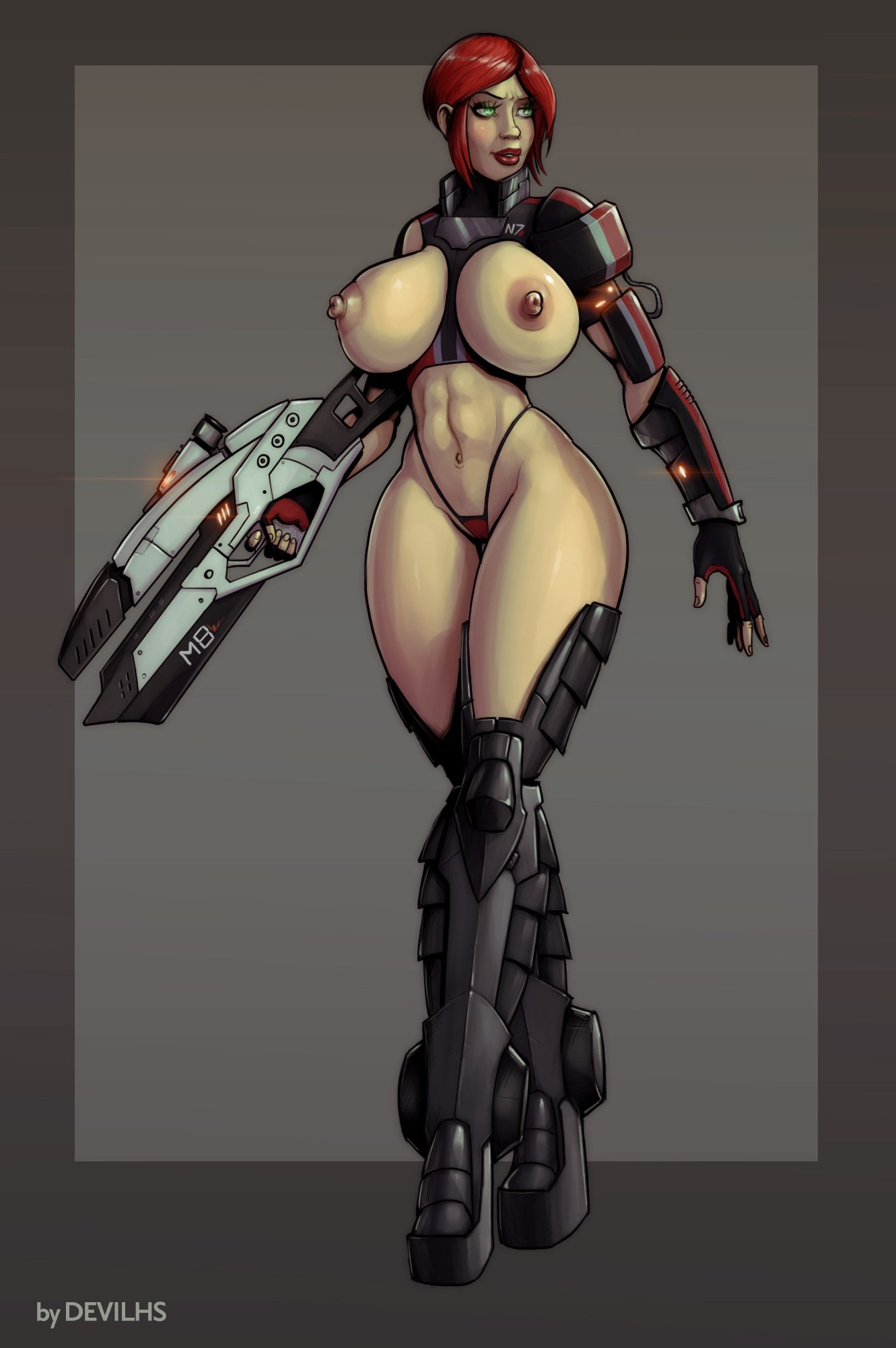Commander Shepard (Mass Effect) Rule 34 Image
