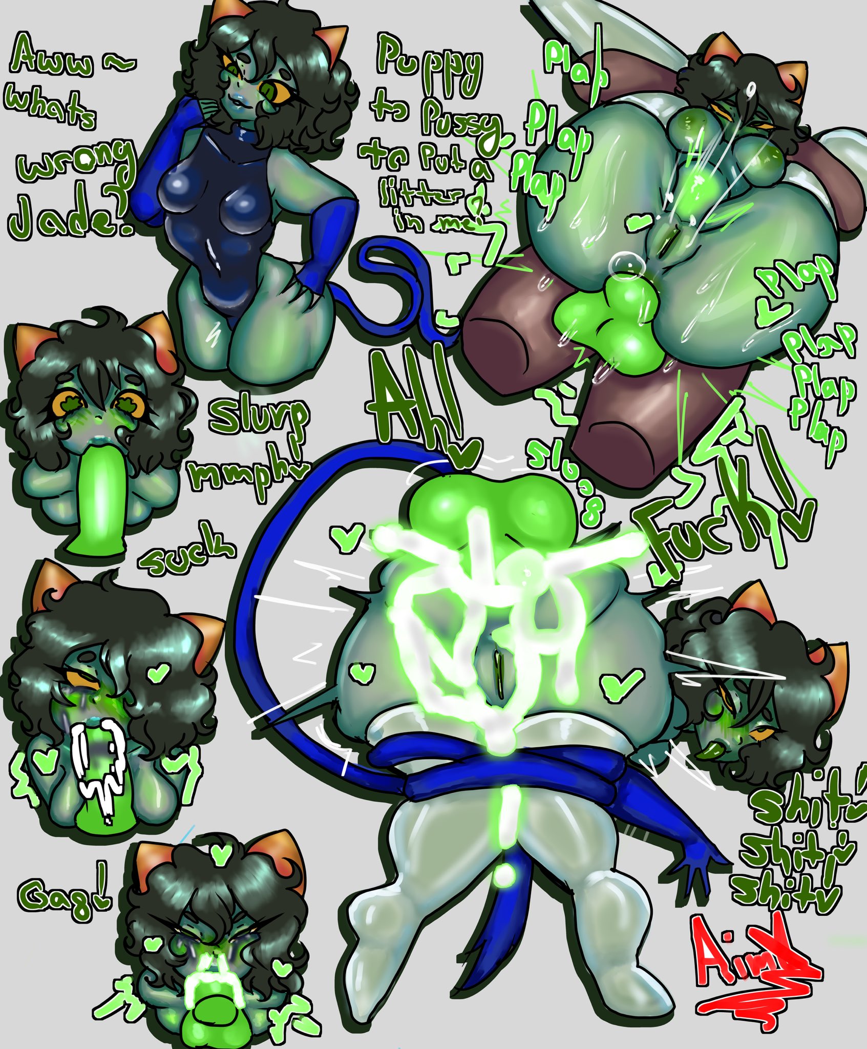 Jade Harley (Homestuck) Rule 34 Image