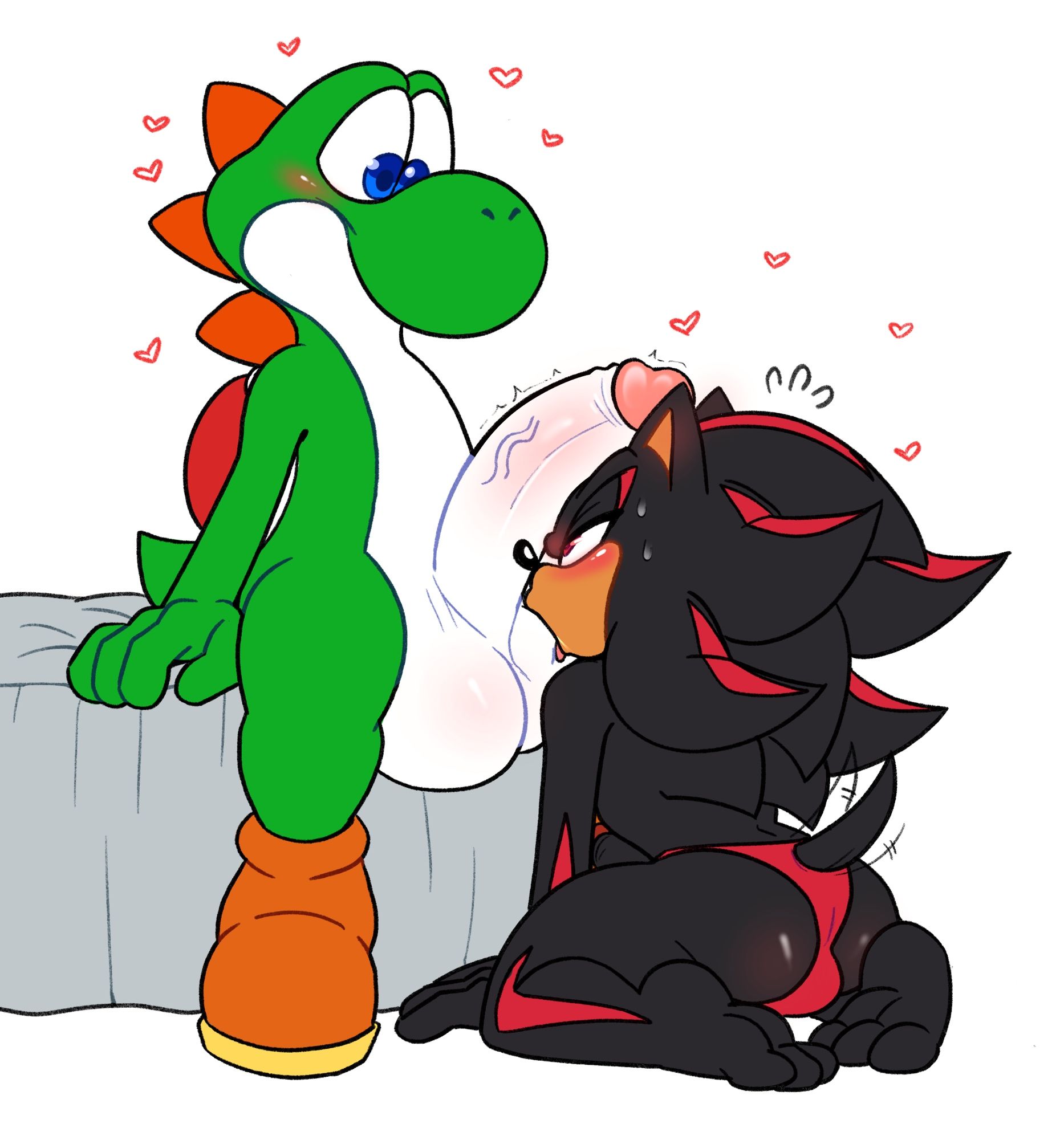 Green Yoshi (Mario (Series)) Rule 34 Image