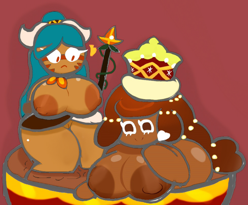 Rule 34 - 2girls ass big ass big breasts breasts cocoa cookie cookie run  cubesmolly female multiple females multiple girls tagme tiger lily cookie |  5241866