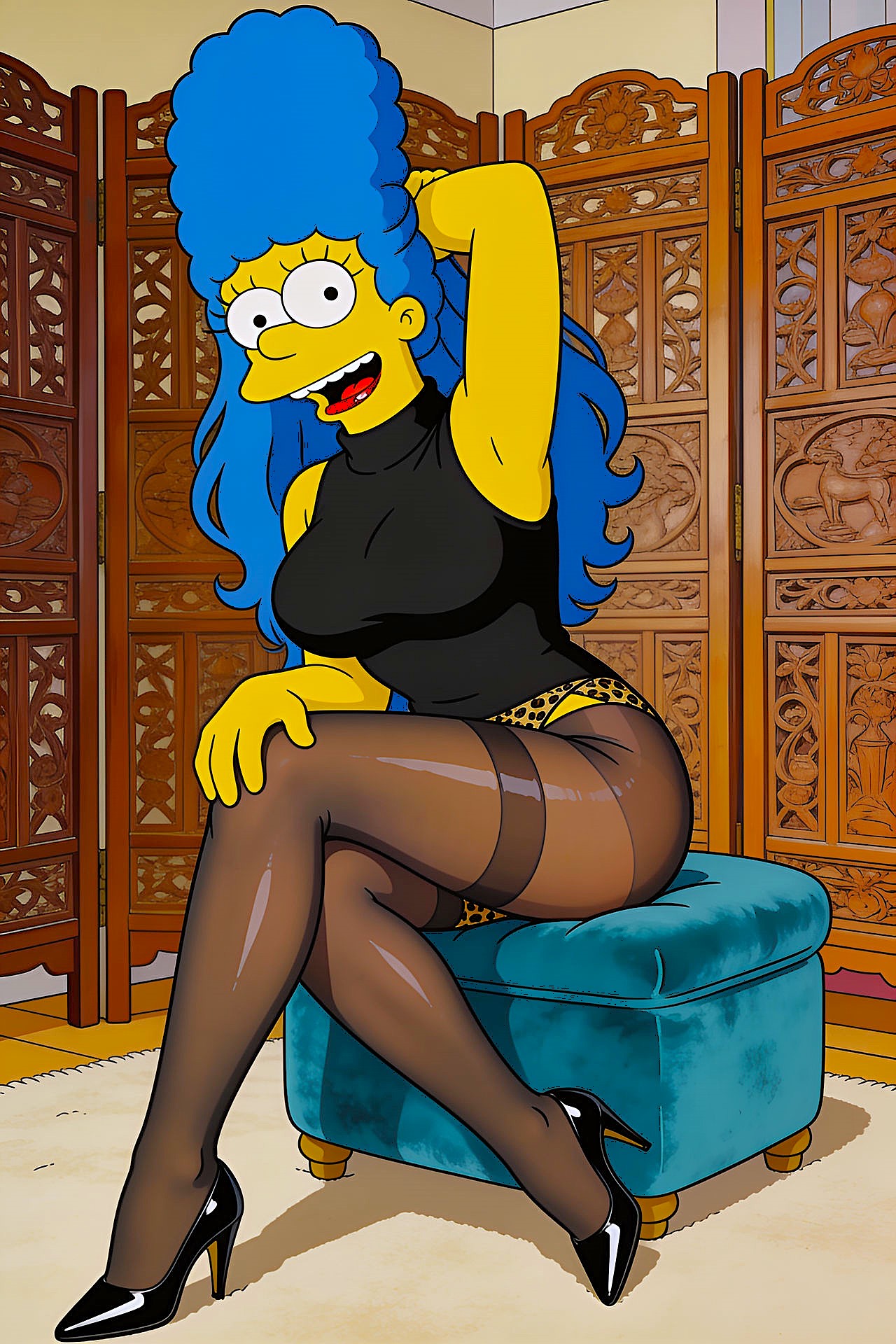 Marge Simpson (The Simpsons) Rule 34 Image