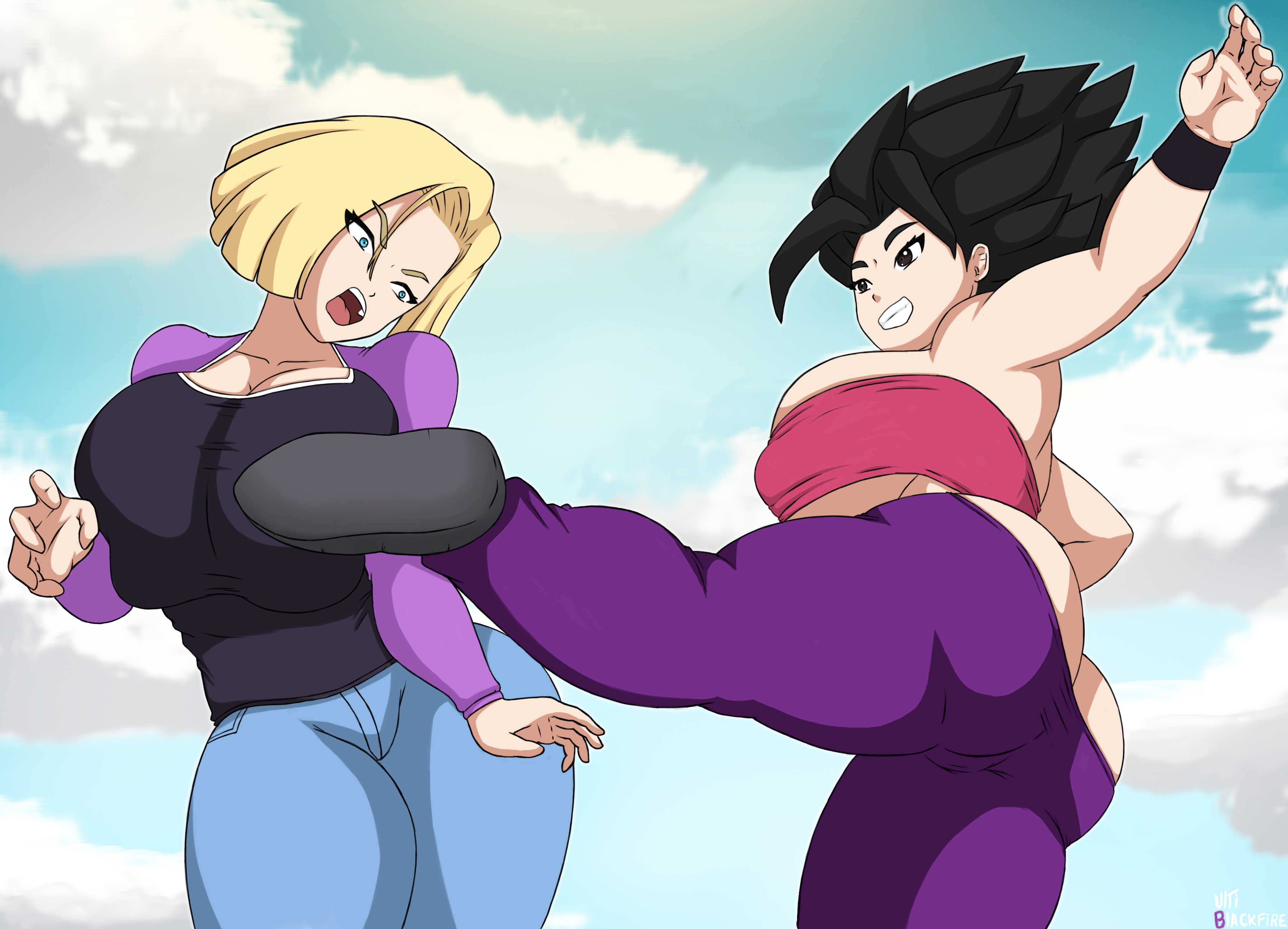 Android 18 (Dragon Ball) Rule 34 Image