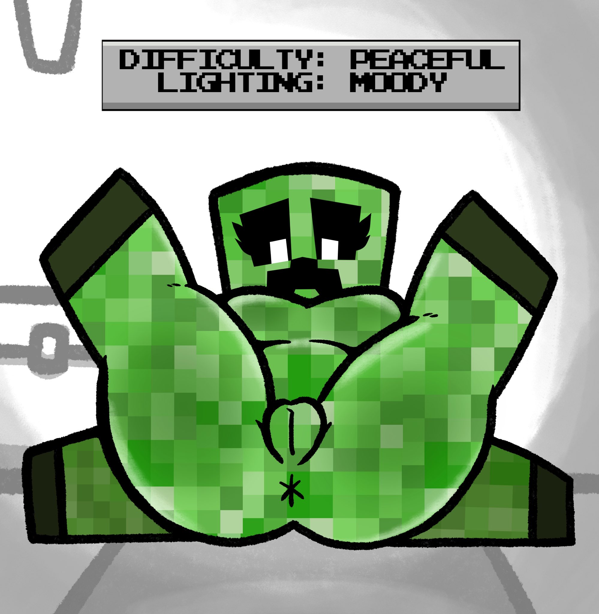 Creeper (Minecraft) Rule 34 Image