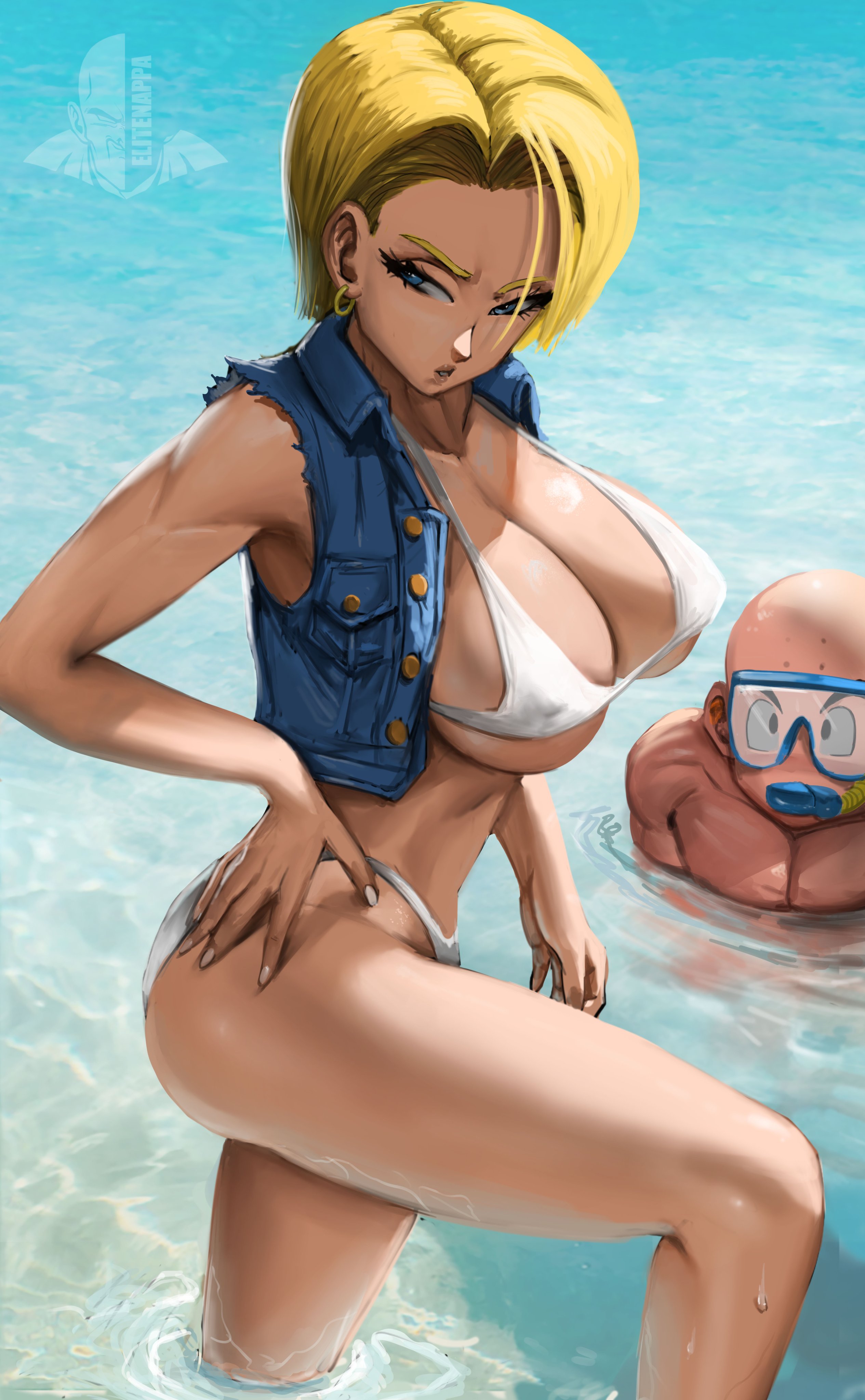 Android 18 (Dragon Ball) Rule 34 Image