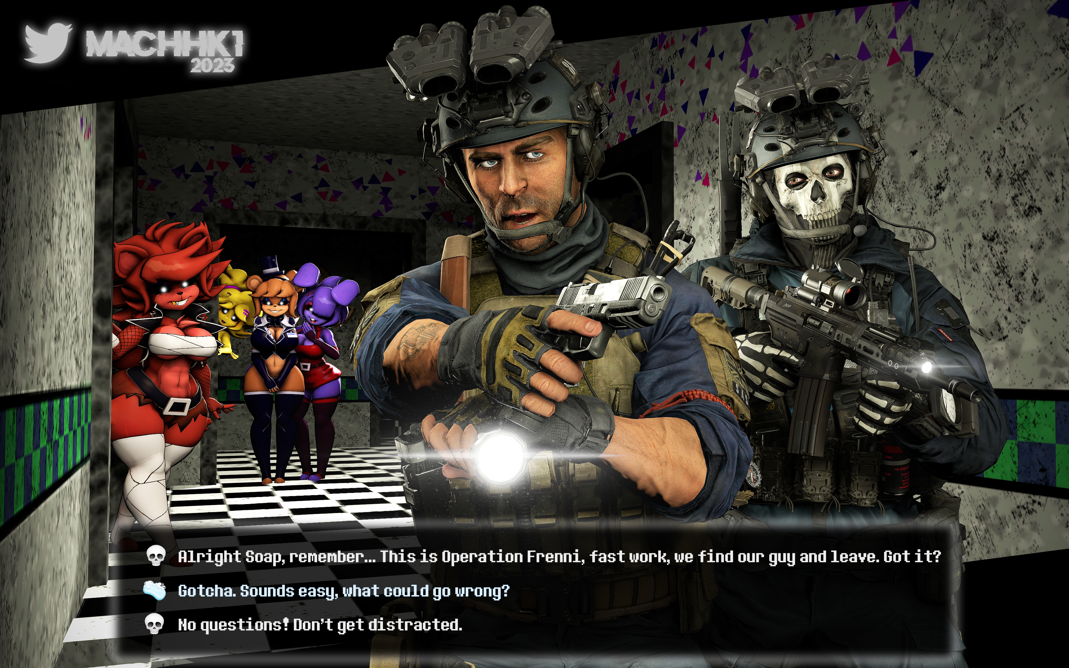 Bonfie (Call Of Duty) Rule 34 Image