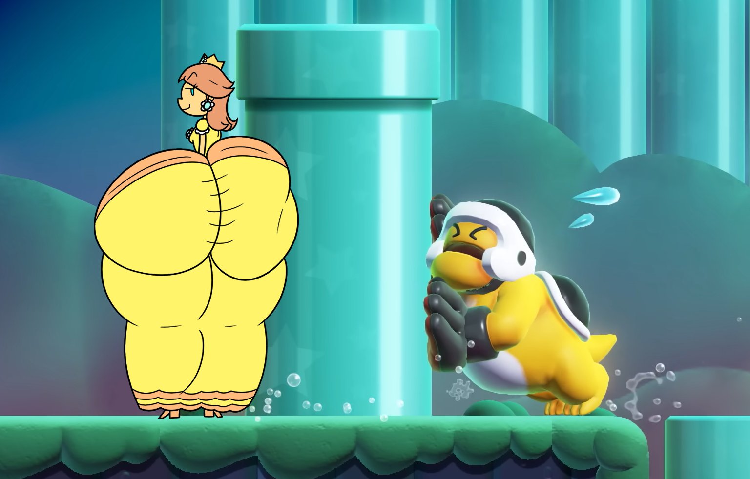 Princess Daisy (Mario (Series)) Rule 34 Image