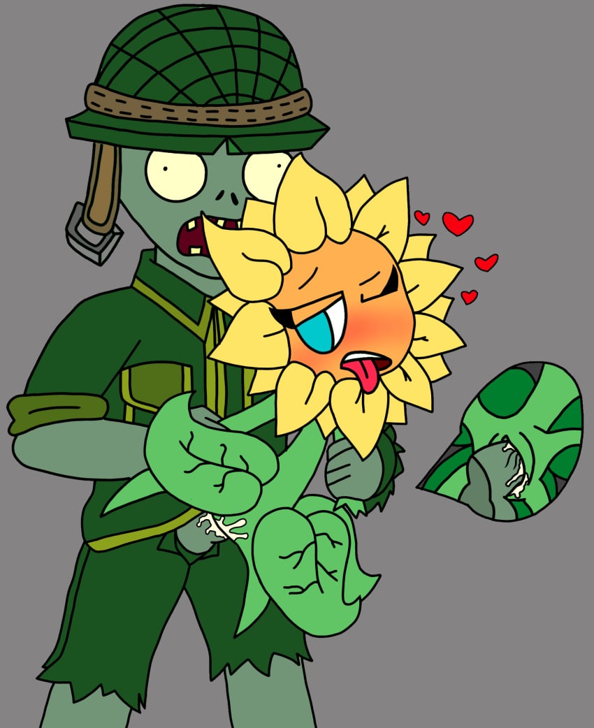 Rule 34 - cum cum inside cumming dendrophilia electronic arts female female  on top flower green body green penis heart male penis plants vs zombies  popcap games pvz sex smile soldier sunflower (
