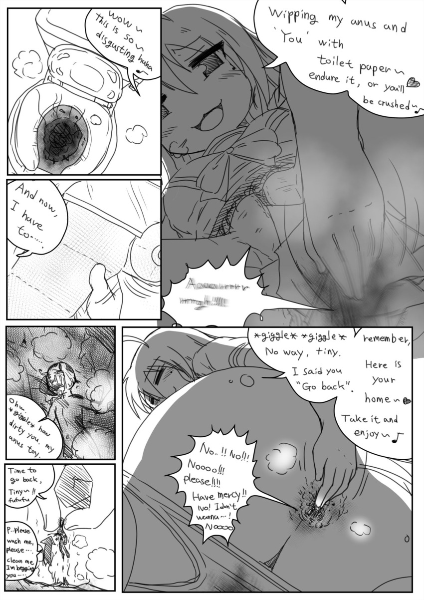 Rule 34 1boy 1girls anal vore ass covered in scat female konata  
