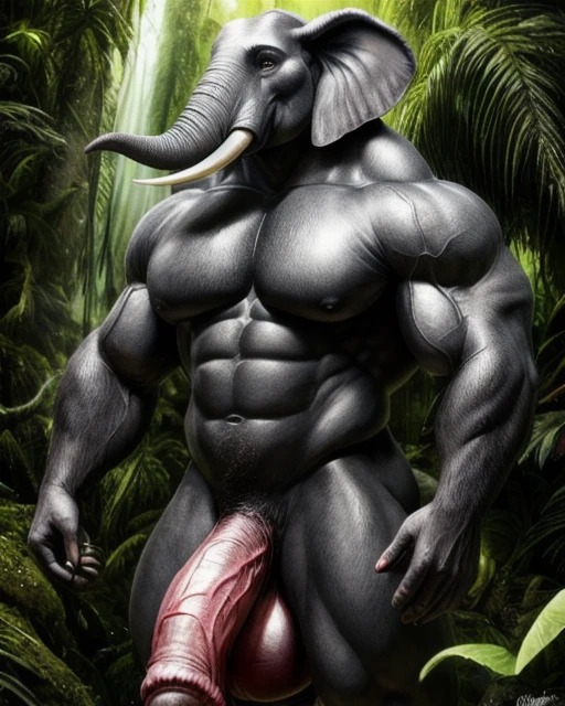 Huge Elephant Cock