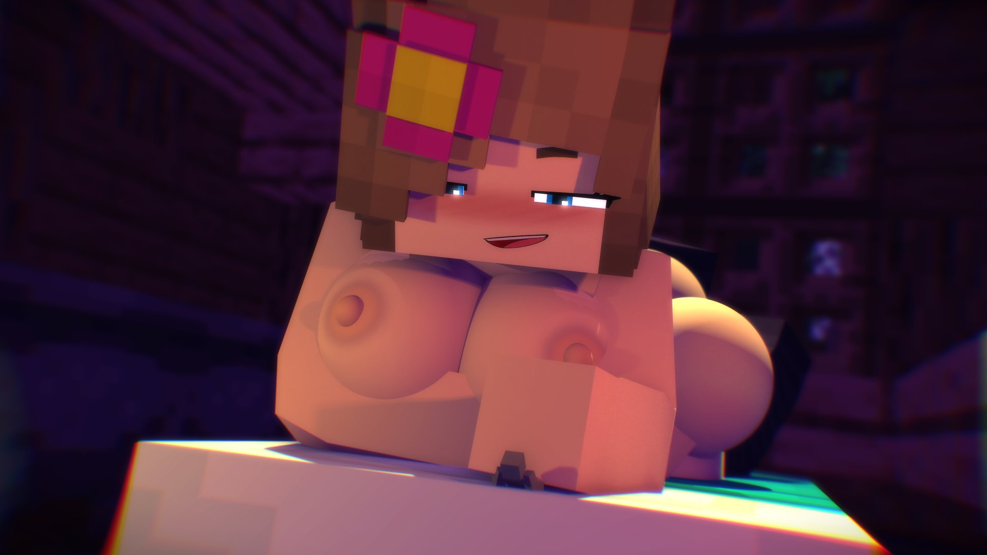 Rule 34 - big breasts brown hair goolba goolbaoff jenny belle