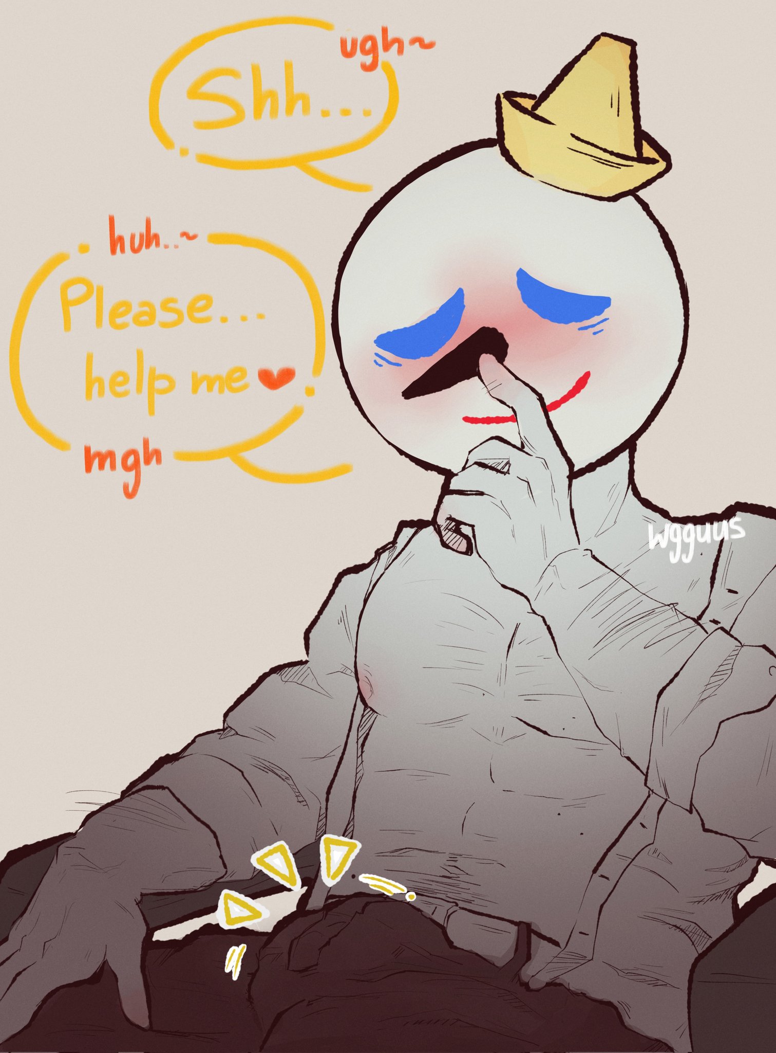 Rule 34 - balls bara blush bulge flaccid jack box jack in the box male ...
