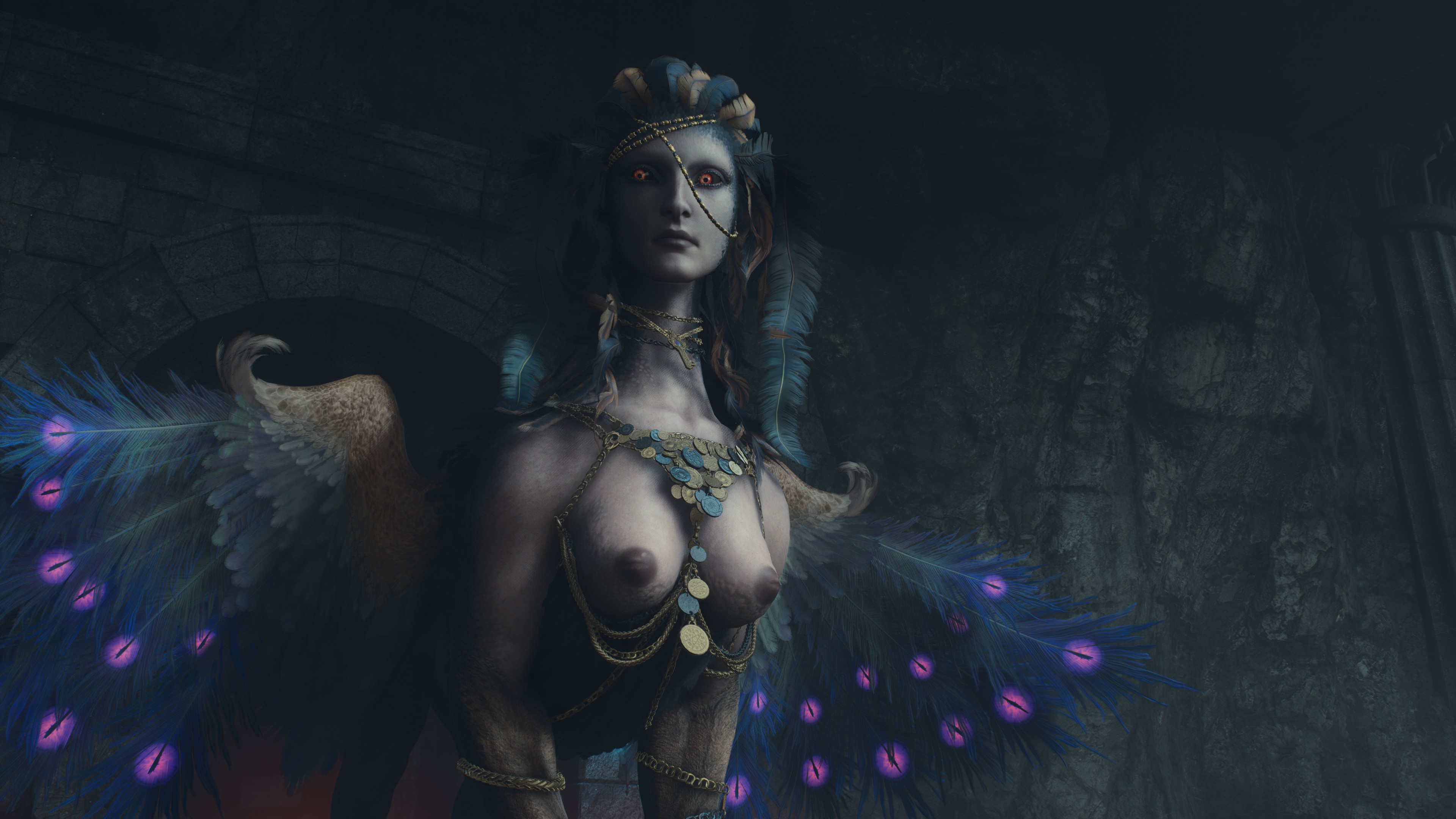 Rule 34 - 3d breasts capcom dragon's dogma dragon's dogma 2 feathers