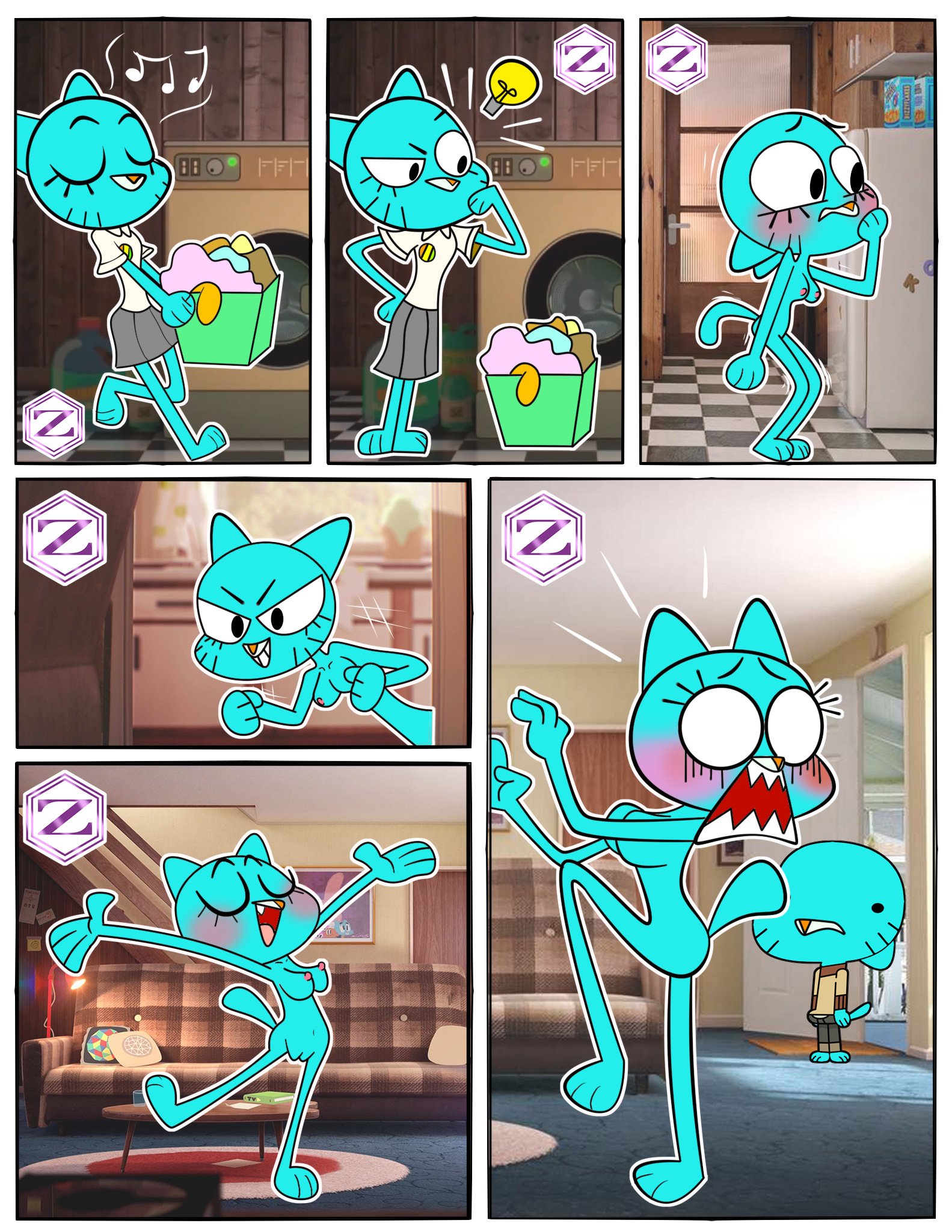 Rule 34 - . . ass breasts cartoon network caught naked clothed male ...