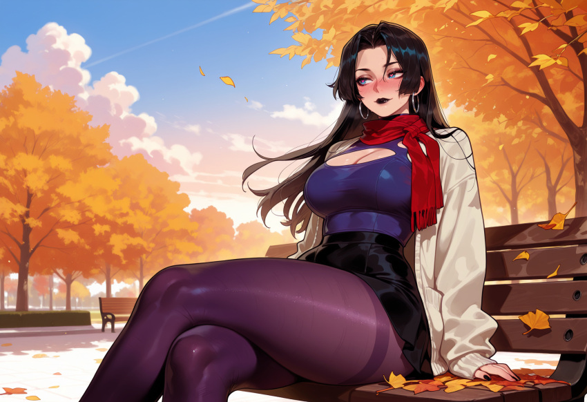 rule-34-1girls-ai-generated-autumn-autumn-leaves-balecxi-bangs-bench