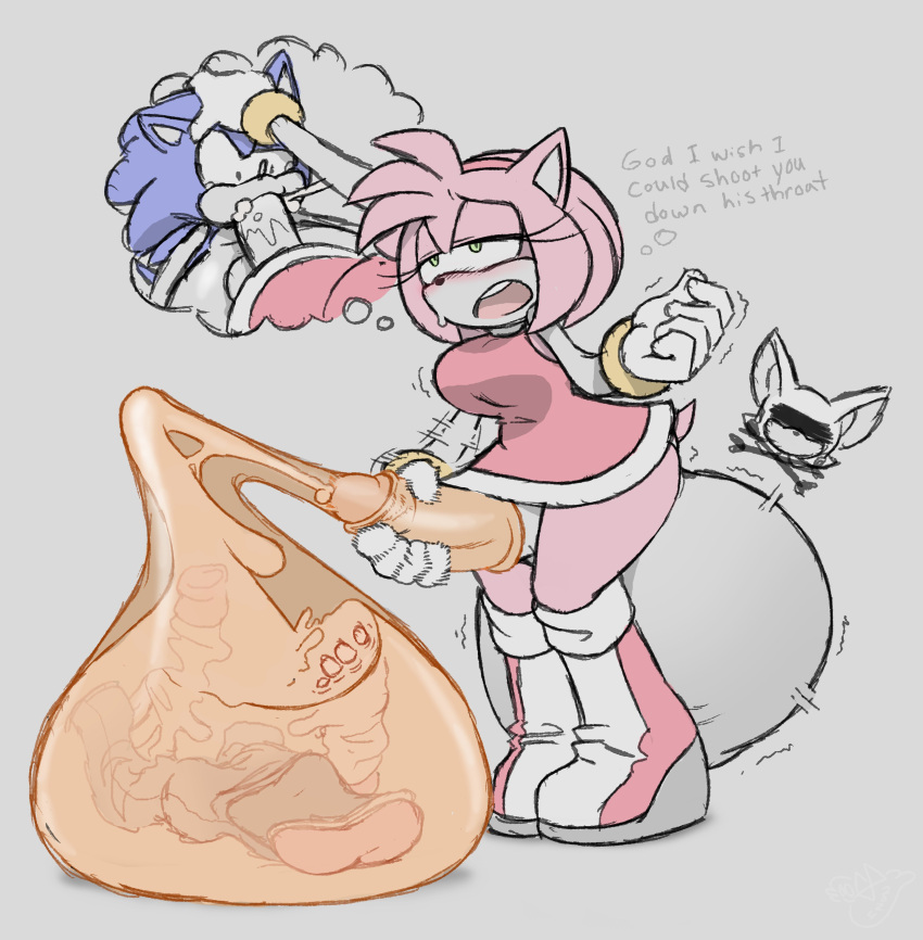 Rule 34 - 1futa 2024 absurd res after vore amy rose anthro balls big ...