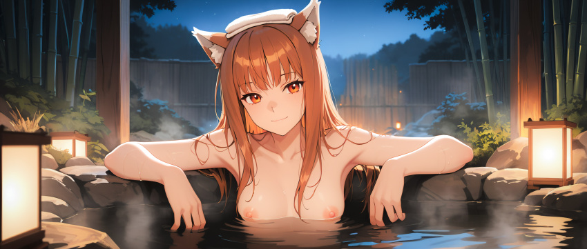 rule-34-ai-generated-breasts-brown-eyes-brown-hair-holo-hot-spring