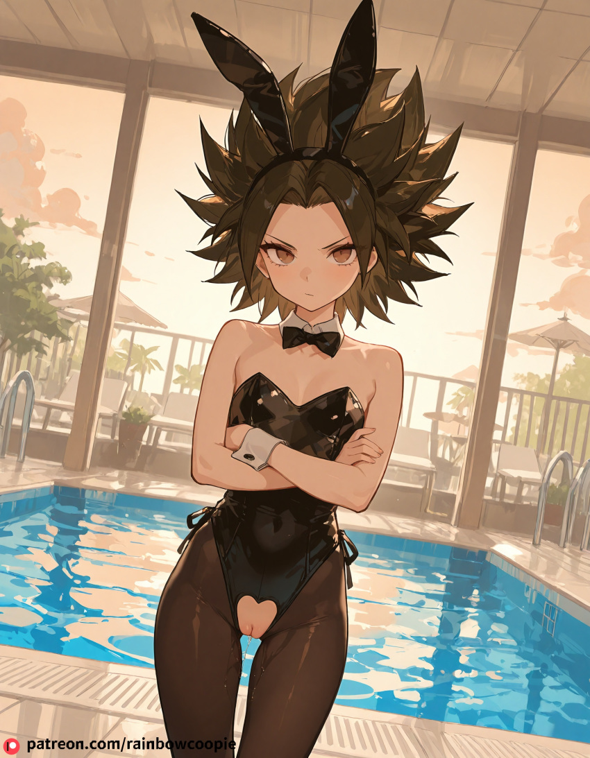 rule-34-ai-generated-bunnysuit-caulifla-crossed-arms-dragon-ball