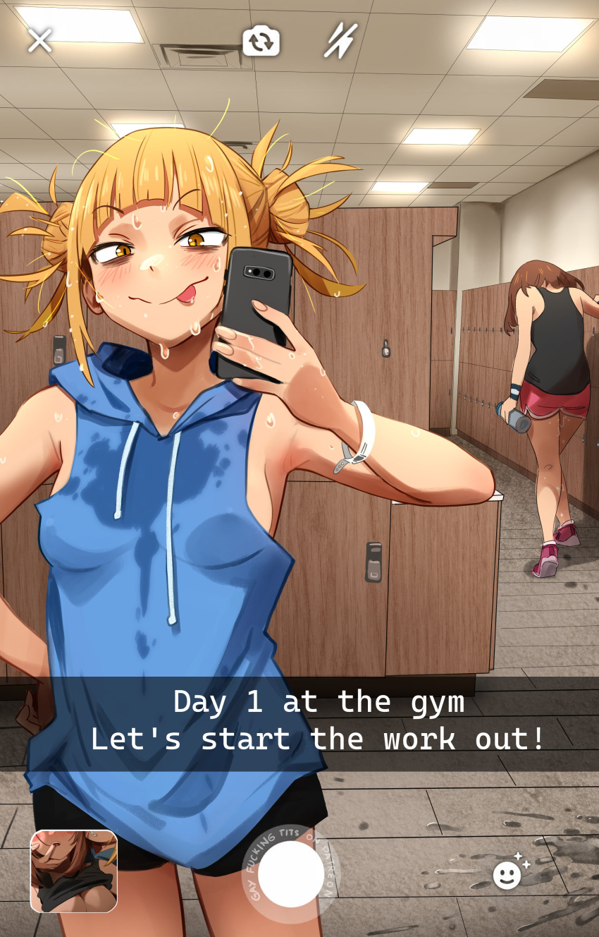 Rule 34 - 2024 2girls after sex blonde hair blush boku no hero academia ...