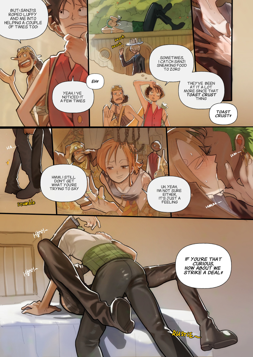 Rule 34 - 1girls blush comic detailed background drooling english text