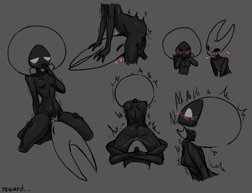 Rule 34 - 2girls black body blush blush lines boopie (artist) breasts
