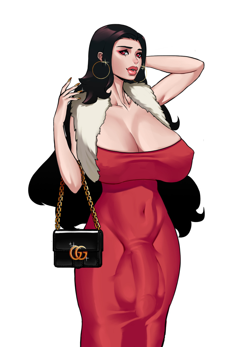 Rule 34 - 1futa 2d balls balls under clothes big balls big breasts big