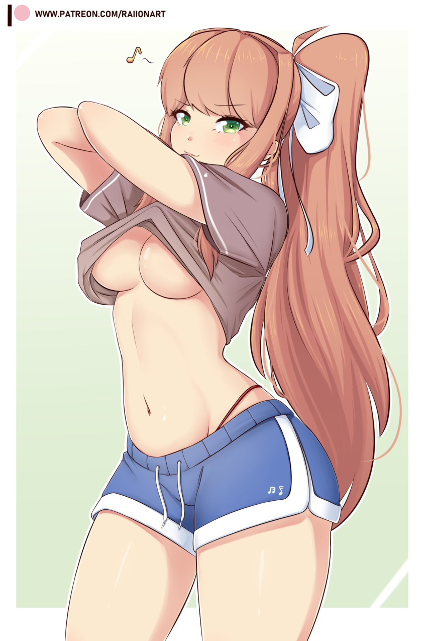 rule-34-bare-midriff-bare-navel-bare-thighs-belly-button-bow-breasts
