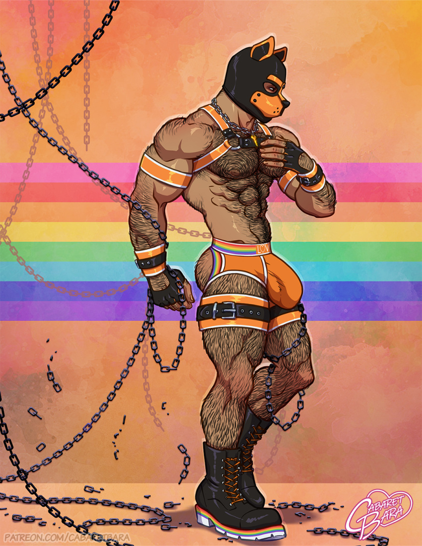 Rule 34 - abs biceps big bulge big cock big penis body hair briefs